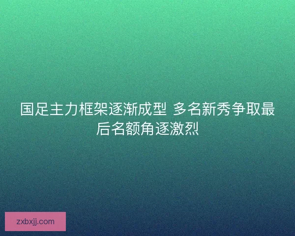 国足主力框架逐渐成型 多名新秀争取最后名额角逐激烈